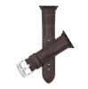 Band Colour Brown / Silver Buckle / Black Adapter
