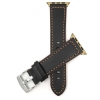 Band Colour Black and Orange / Silver Buckle / Gold Adapter