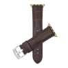 Band Colour Brown / Silver Buckle / Gold Adapter