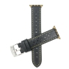 Couleur du bracelet Noir et jaune / boucle argentée / Adaptateur or