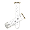 Band Colour White / Silver Buckle / Gold Adapter