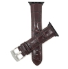 Band Colour Brown / Silver Buckle / Black Adapter