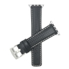 Couleur du bracelet Noir et blanc / boucle argentée / Adaptateur argent