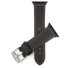 Band Colour Black and Orange / Silver Buckle / Black Adapter