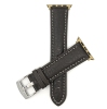 Couleur du bracelet Brun/boucle argentée/Adaptateur doré