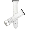 Couleur du bracelet Blanc/boucle argentée/Adaptateur noir