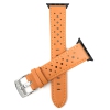 Couleur du bracelet Orange/boucle argentée/Adaptateur noir
