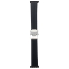 Couleur du bracelet Noir/boucle argentée/Adaptateur noir