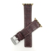 Band Colour Burgundy / Silver Buckle / Gold Adapter