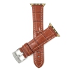 Couleur du bracelet Havane/boucle argentée/Adaptateur doré