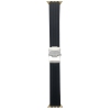 Couleur du bracelet Noir / boucle argentée / adaptateur or