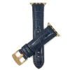 Couleur du bracelet Bleu/boucle dorée/Adaptateur doré