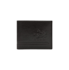 Portefeuille mince en cuir à deux sections Cavalinho - Noir (28610523) - fait à la main au Portugal et protégé RFID