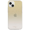kate spade new york Fitted Hard Shell Case with MagSafe for iPhone 14/13 - Gold Metallic Ombre