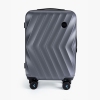 Valise de cabine rigide de 21 po à roulettes Globetrotter de Bagsmart - Gris