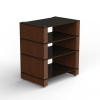 BLOK Stax 2G - 4-Shelf Collection (27 7/8" High), Walnut/Black Ash