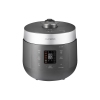 CUCKOO CRP-ST1009FG 10-Cup Twin Pressure Rice Cooker & Warmer with Nonstick Inner Pot, 16 Menu Modes, 3 Voice Guide, Auto Clean (Gray)