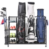 Colour Black-3 Golf Bag Rack