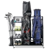 Colour Black-2 Golf Bag Rack