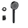 Couleur Tuyau en 2&nbsp;m noir + support sans perforation