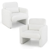 Couleur 2PC-blanc
