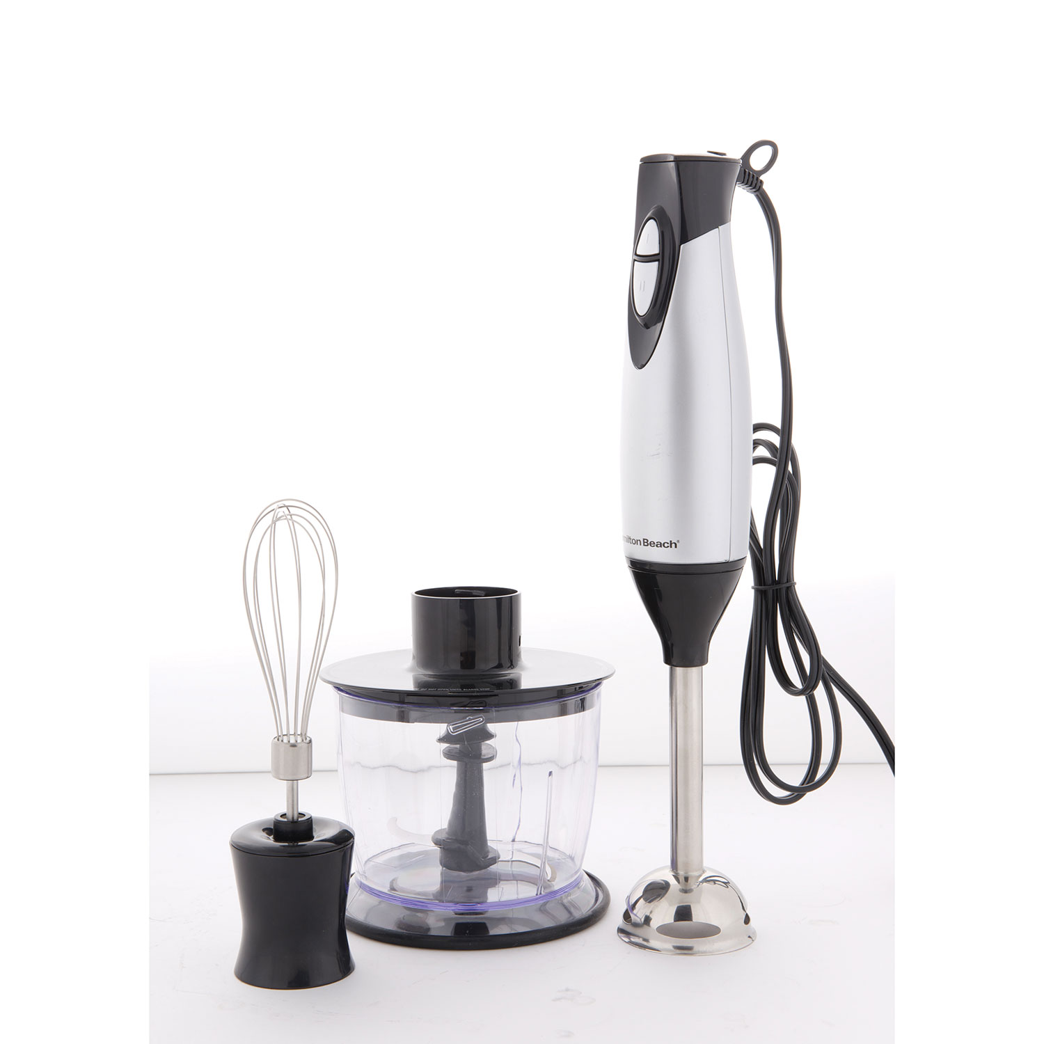 Hamilton Beach 225-Watt Hand Blender - Black/Silver