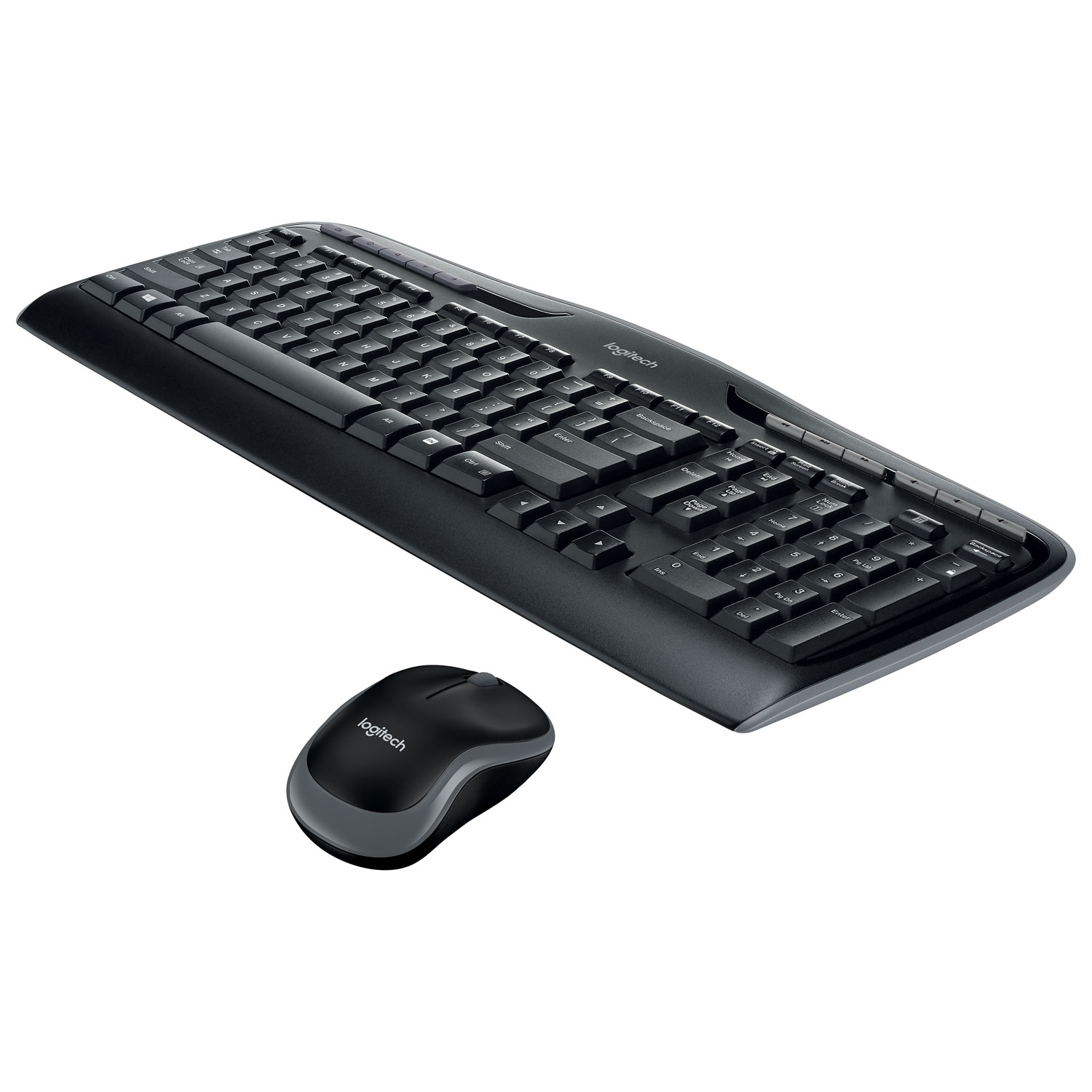 Logitech MK320 Full-size Wireless Membrane Keyboard and Mouse Bundle Black  920-002836 - Best Buy