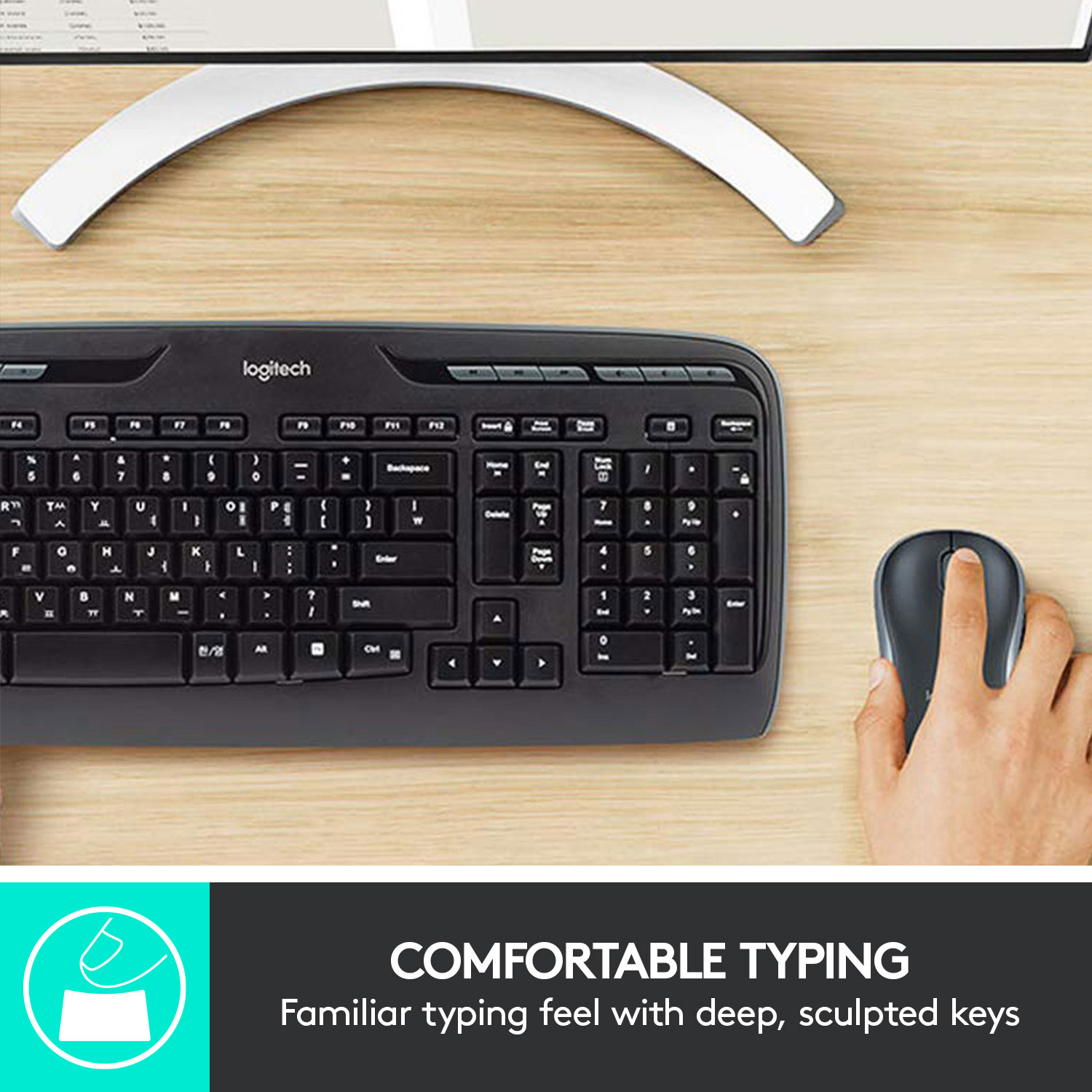 Logitech MK320 Wireless Keyboard & Mouse Combo