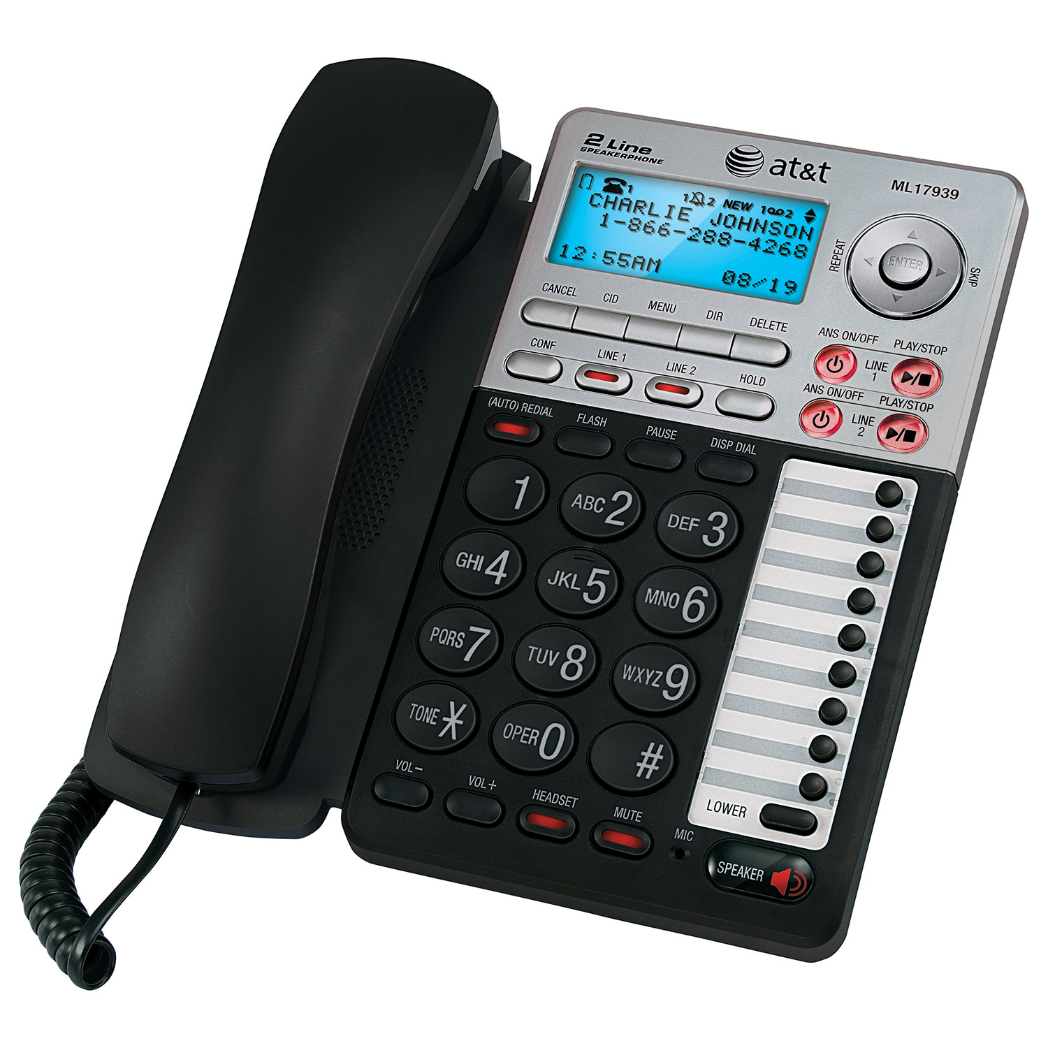 White for sale online AT&T CL4940 Single Line Corded Phone 