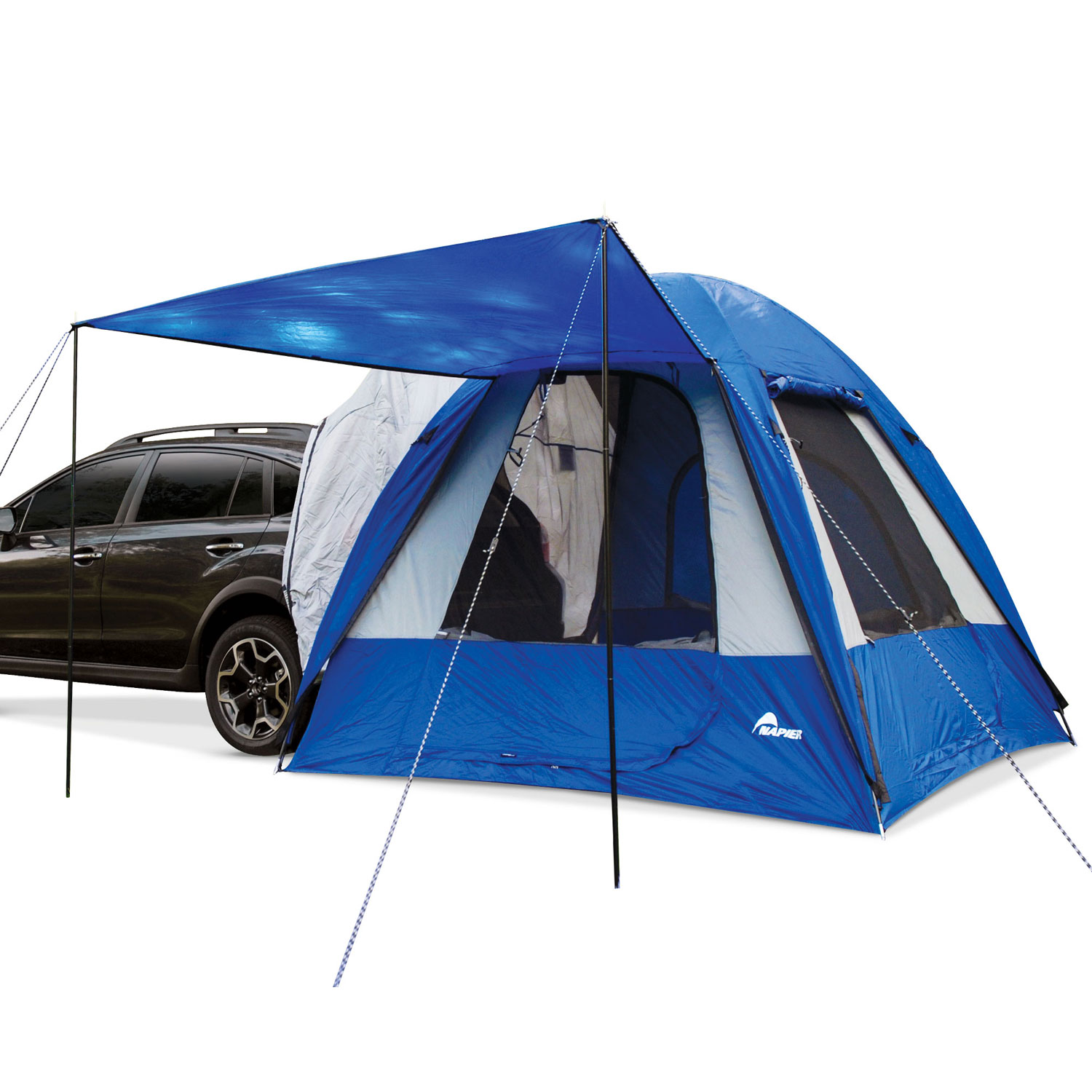 Tente de Camping pour Voiture, 4.4 x 2m Imperméable Coupe-Vent