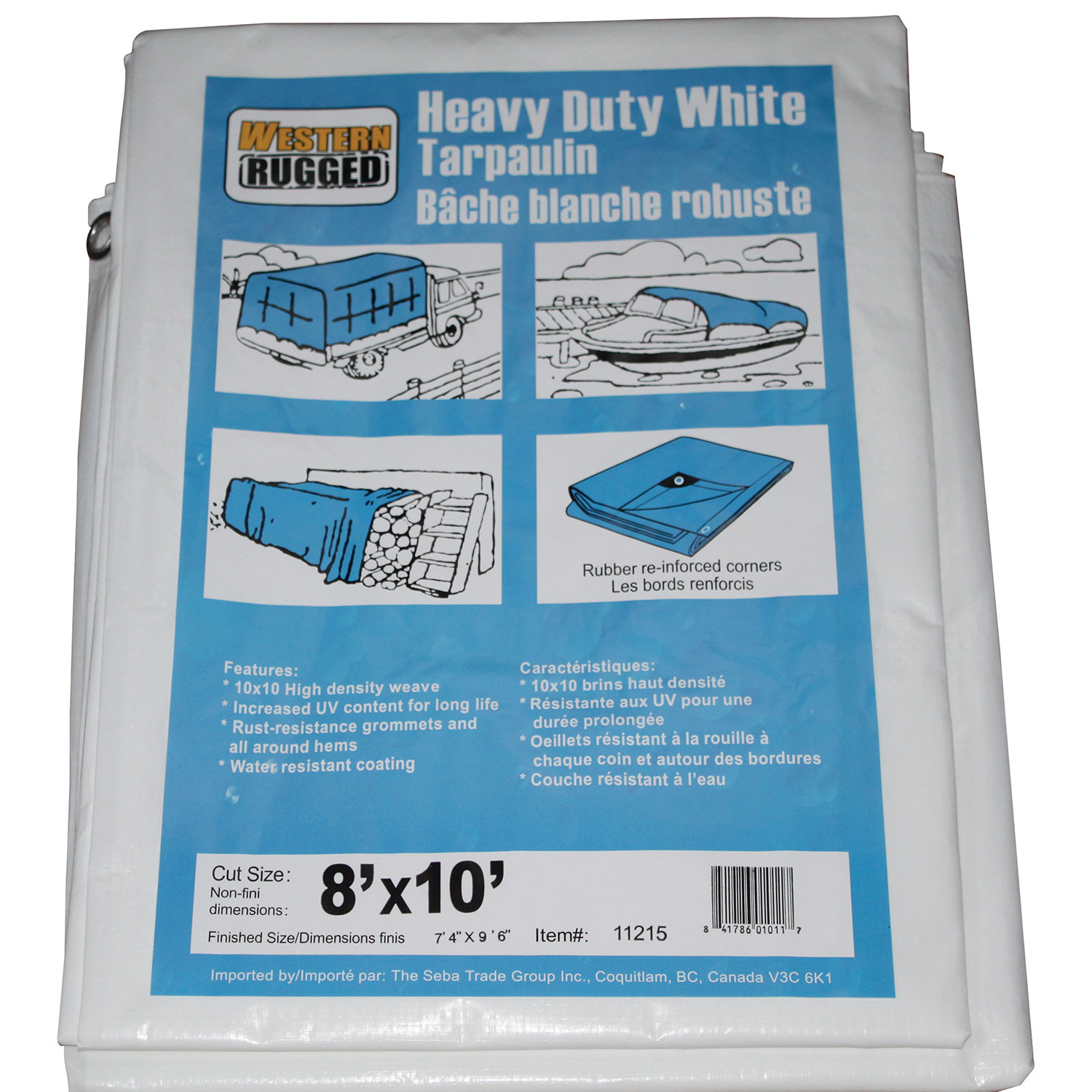 Western Rugged Tarp 24 x 30 ft. - White