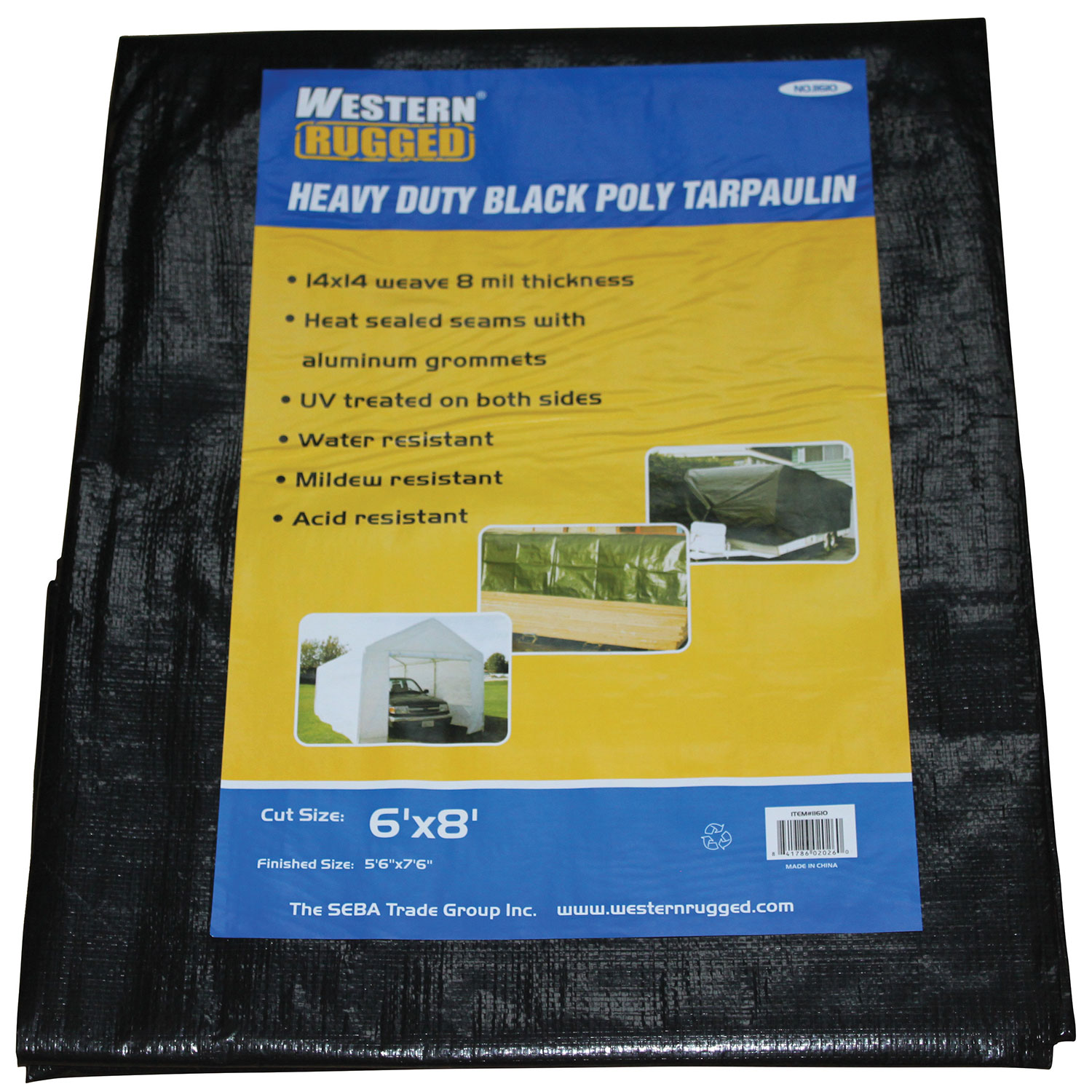 Western Rugged Tarp 12 x 20 ft. - Black