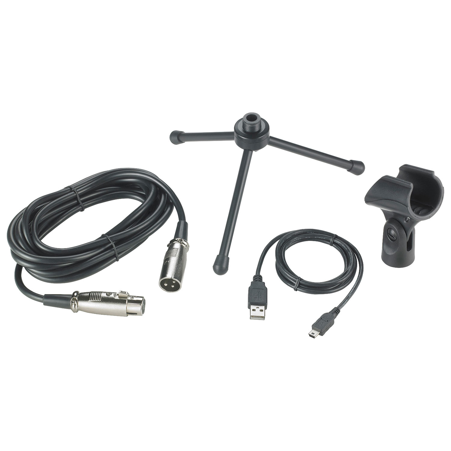 Microphone dynamique cardioïde AT2005USB USB/XLR d'Audio-Technica