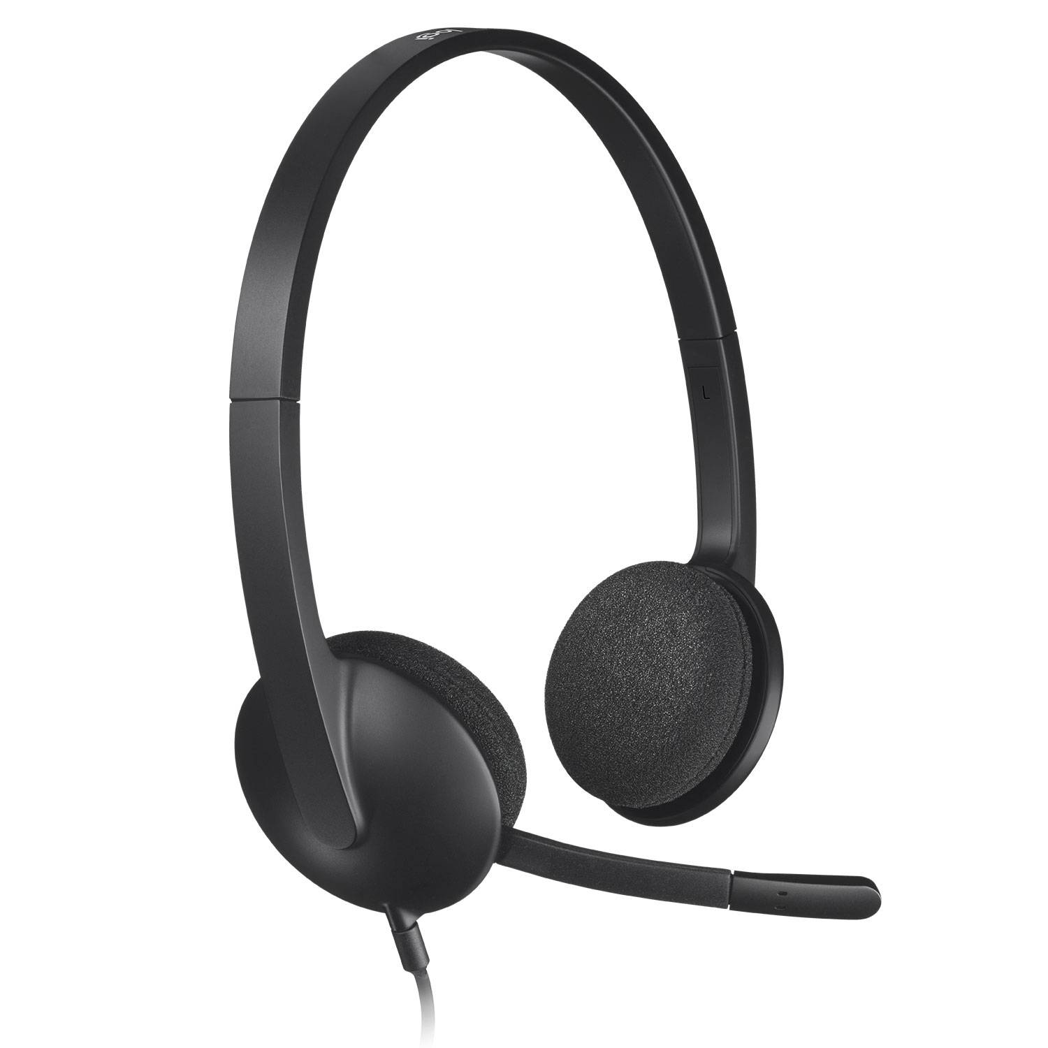 Logitech H340 USB Headset with Noise-Cancelling Mic - Black