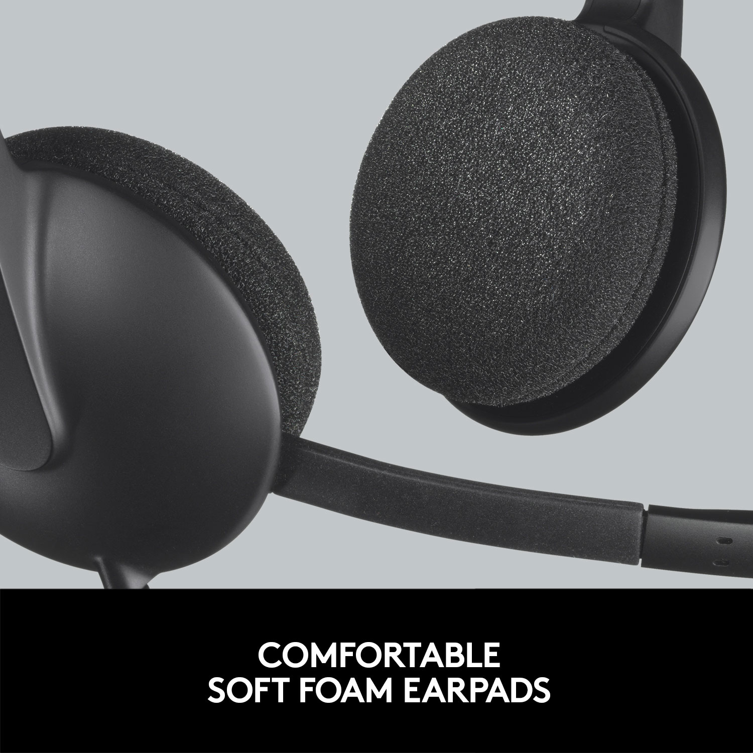 Logitech H340 USB Headset with Noise-Cancelling Mic - Black