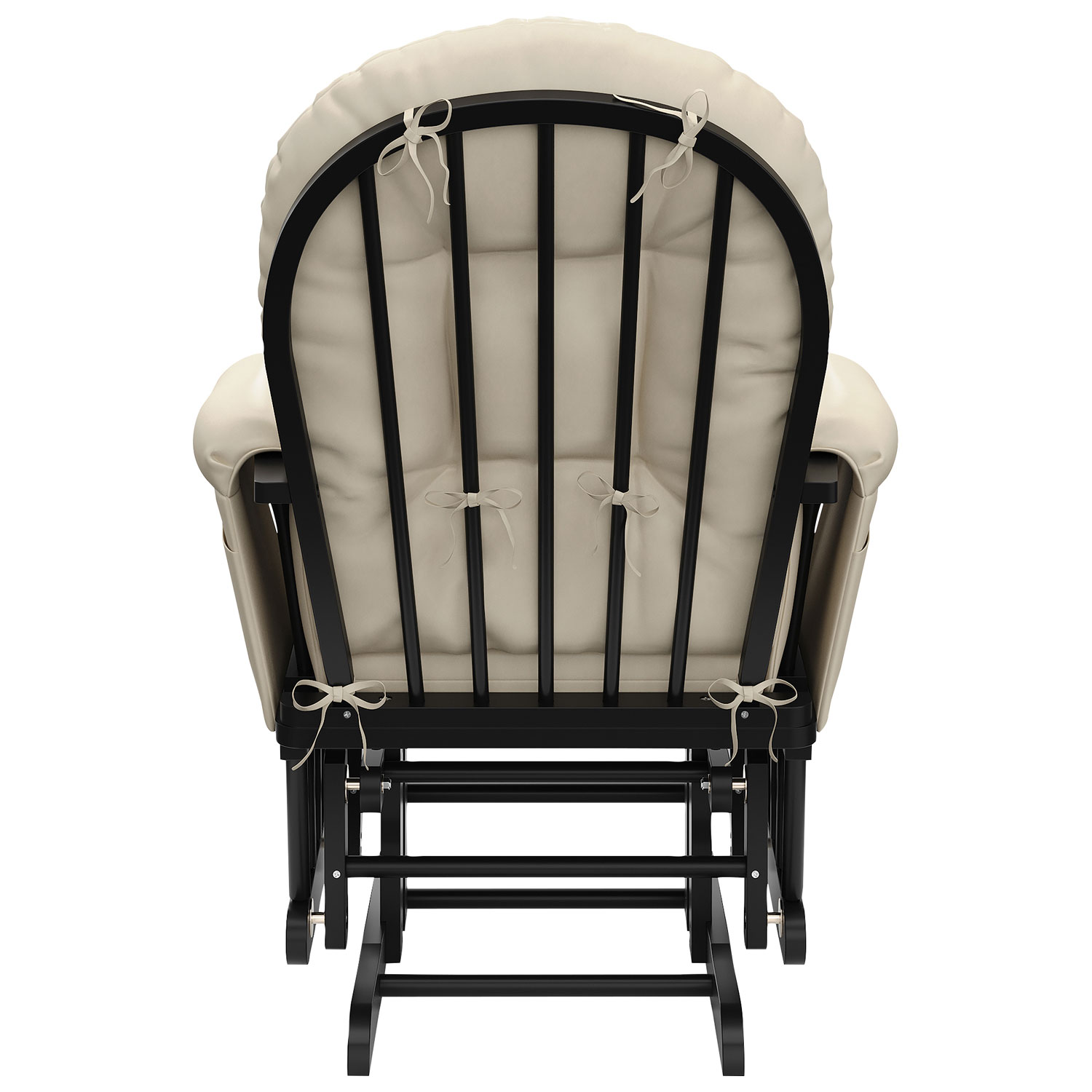 Fauteuil coulissant et pouf Hoop de Storkcraft - Noir - Beige