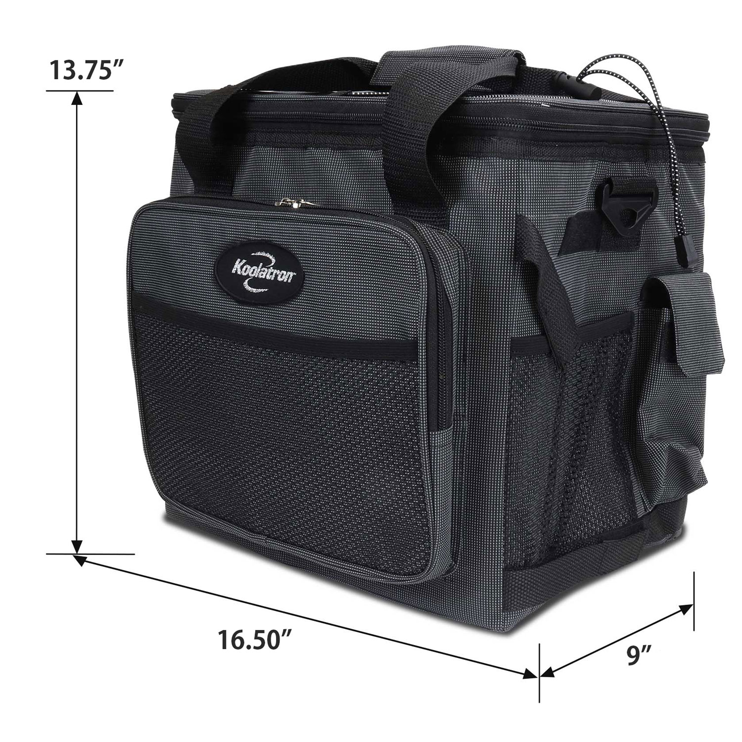 Koolatron 12V Electric Cooler Bag 13L Collapsible - Grey/Black