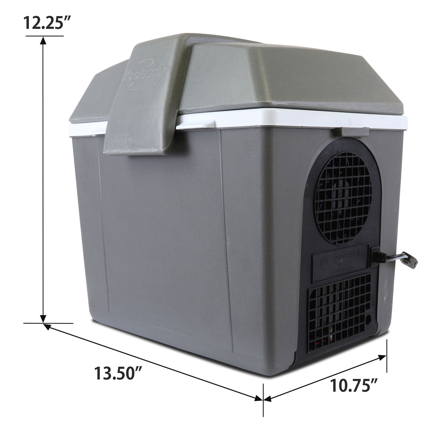 Glacière/Réchaud électrique 12 V 9 L à courroie de Koolatron - Gris