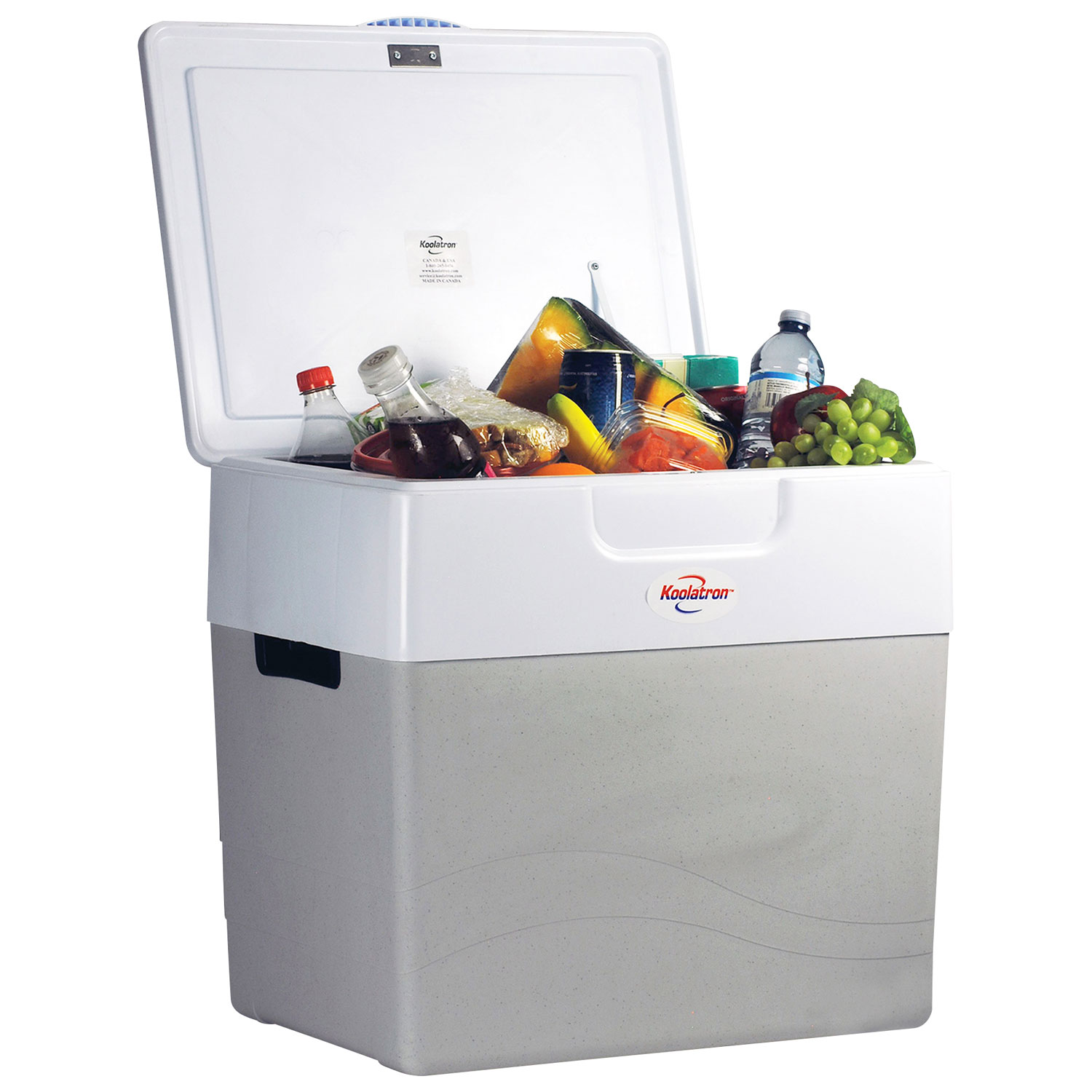 Koolatron 12V Electric Cooler/Warmer 49L Two-Way Design - Grey