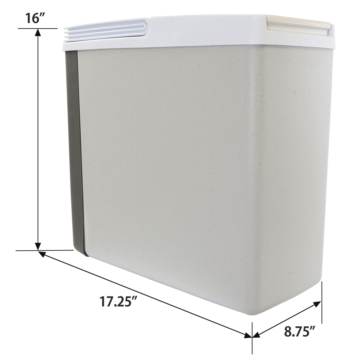 Glacière/Réchaud électrique mince 12 V 17 L de Koolatron - Gris