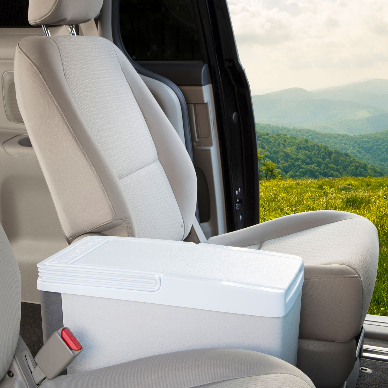 Glacière/Réchaud électrique mince 12 V 17 L de Koolatron - Gris