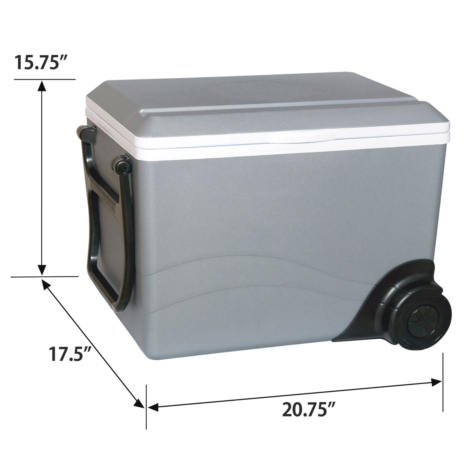 Koolatron 12V Wheeled Electric Cooler/Warmer 34L - Grey