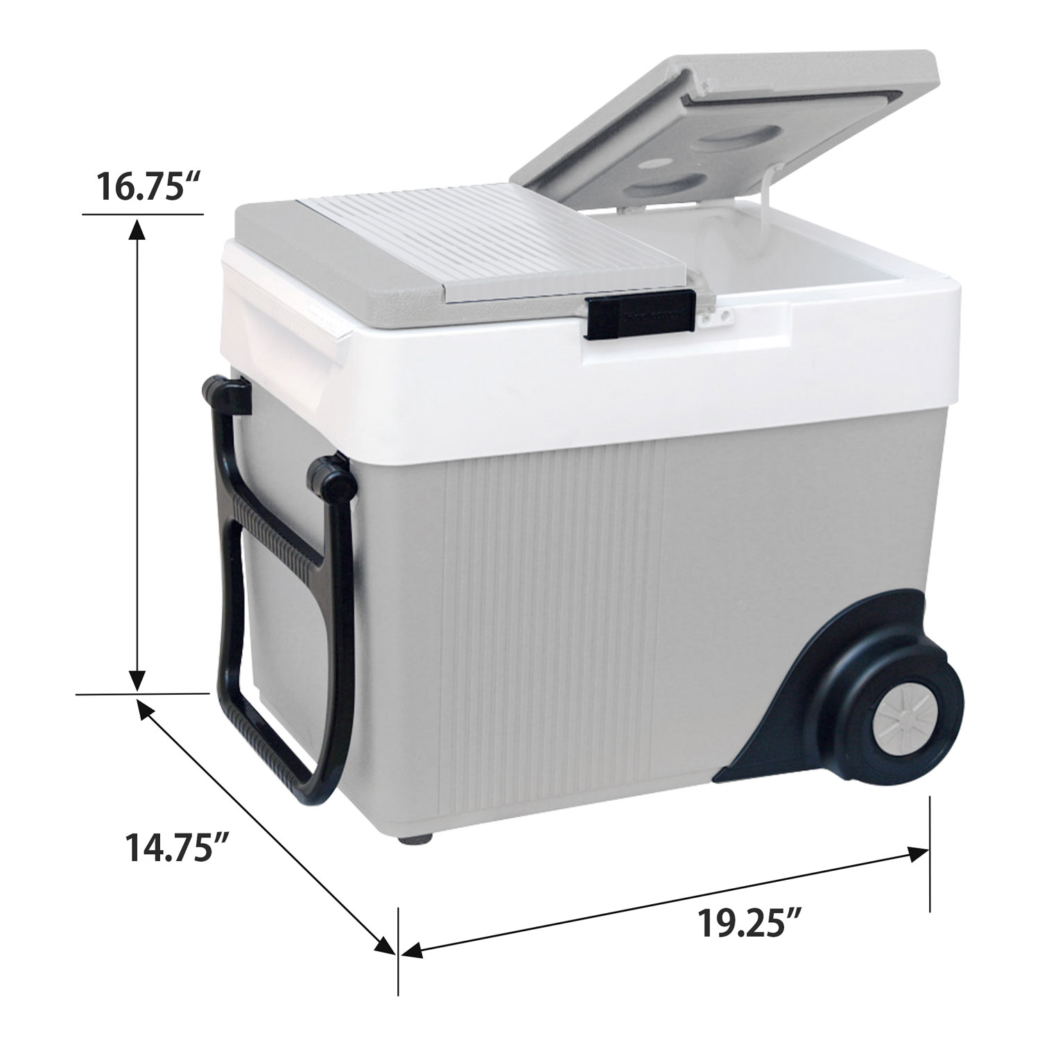 Koolatron 12V Wheeled Electric Cooler/Warmer 31L - Grey