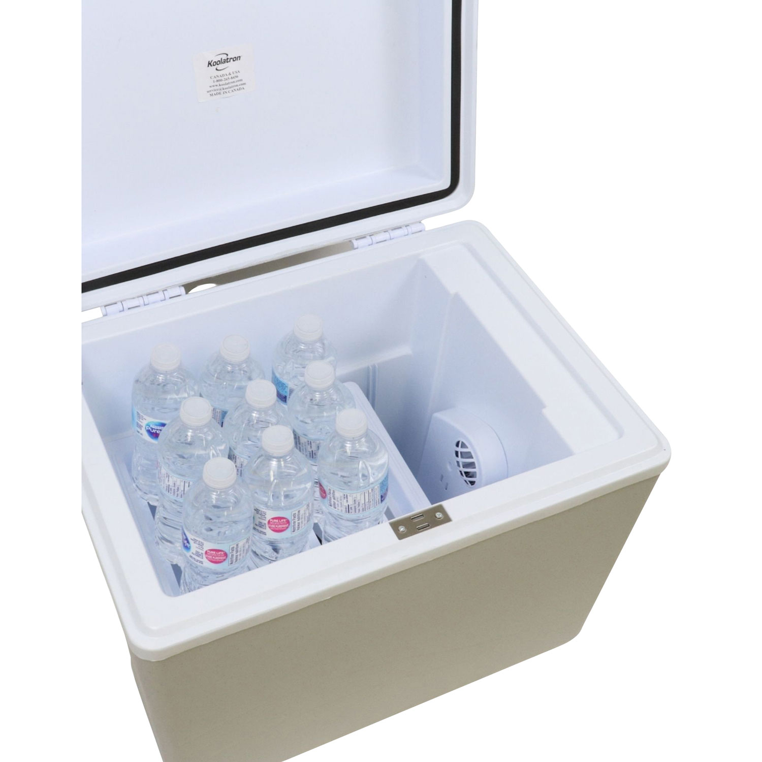 Koolatron 12V Electric Cooler/Warmer 42L Two-Way Design - Grey