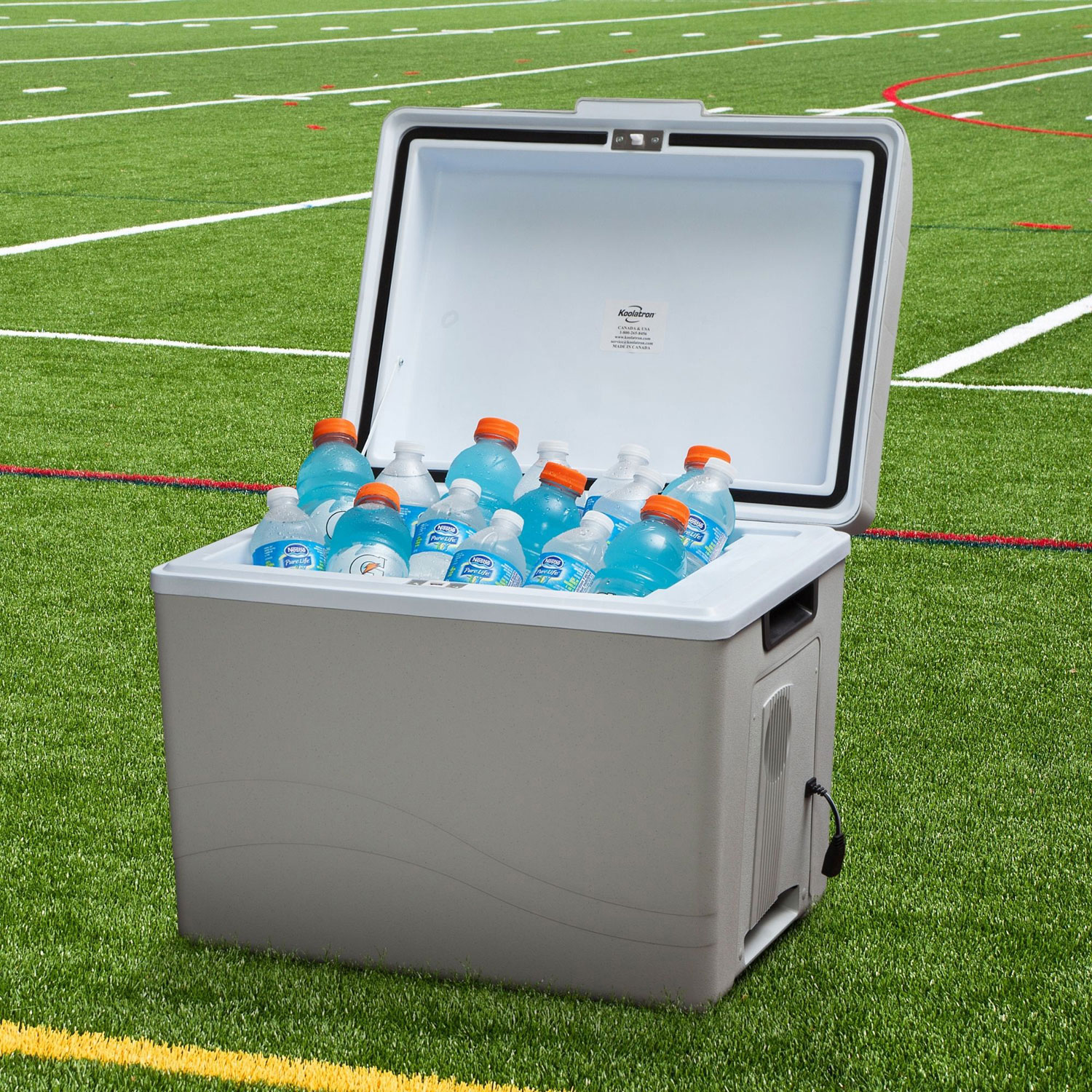 Koolatron 12V Electric Cooler/Warmer 42L Two-Way Design - Grey