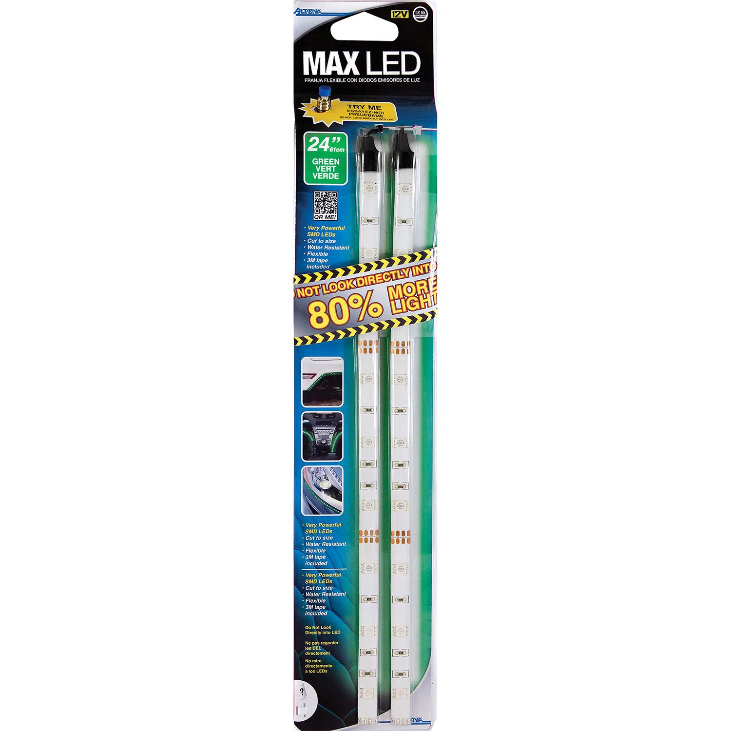 Alpena Max 24" LED Strip Lights - Green