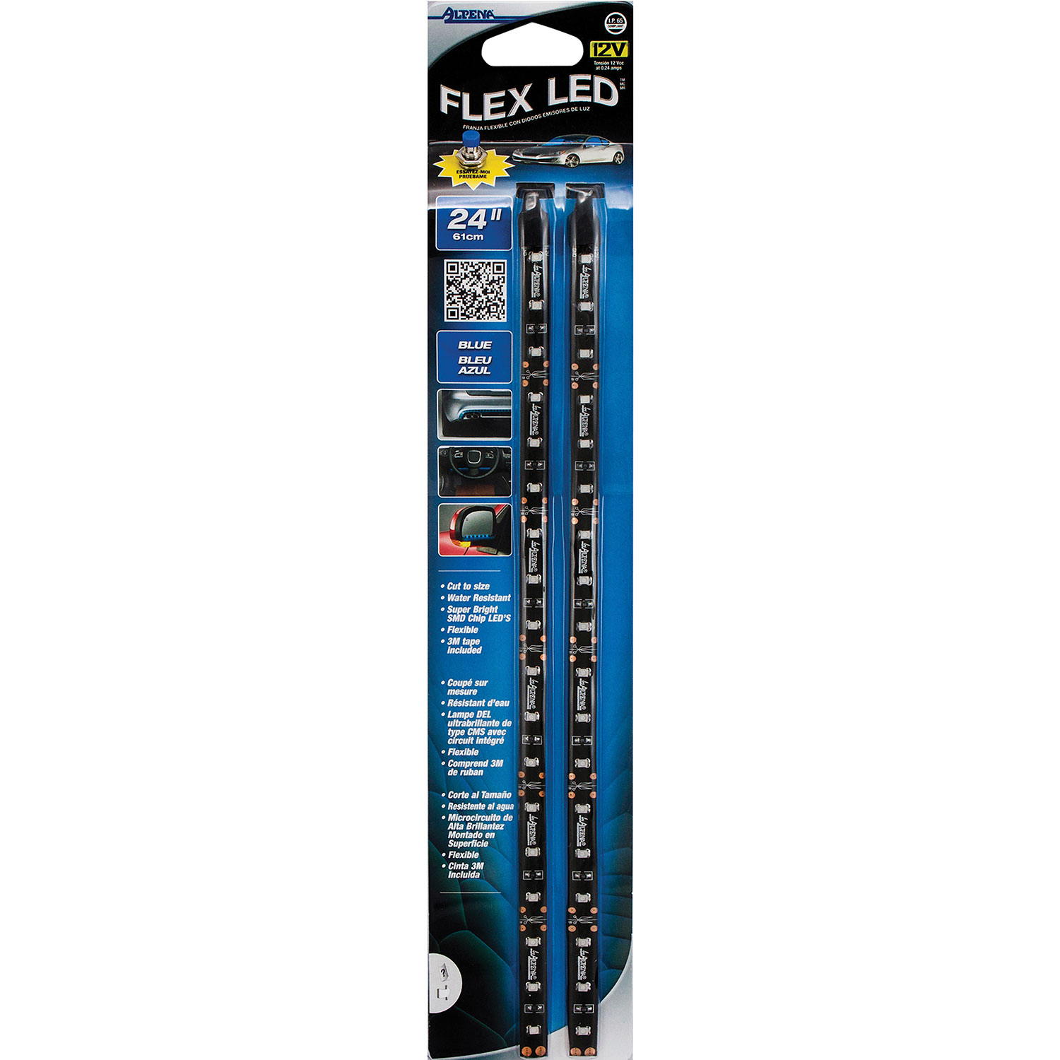 Alpena Flex 24" LED Strip Light - Blue