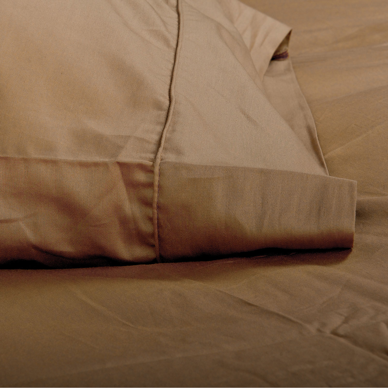 Ens. de draps en coton égyptien contexture 230 collection Maxwell de Maholi - Grand lit - Chocolat