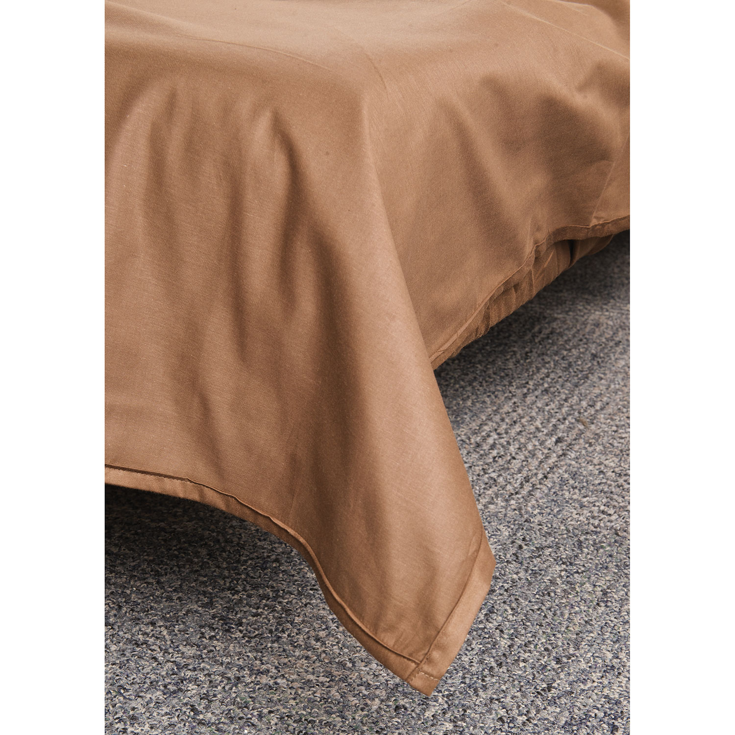 Ens. de draps en coton égyptien contexture 230 collection Maxwell de Maholi - Grand lit - Chocolat