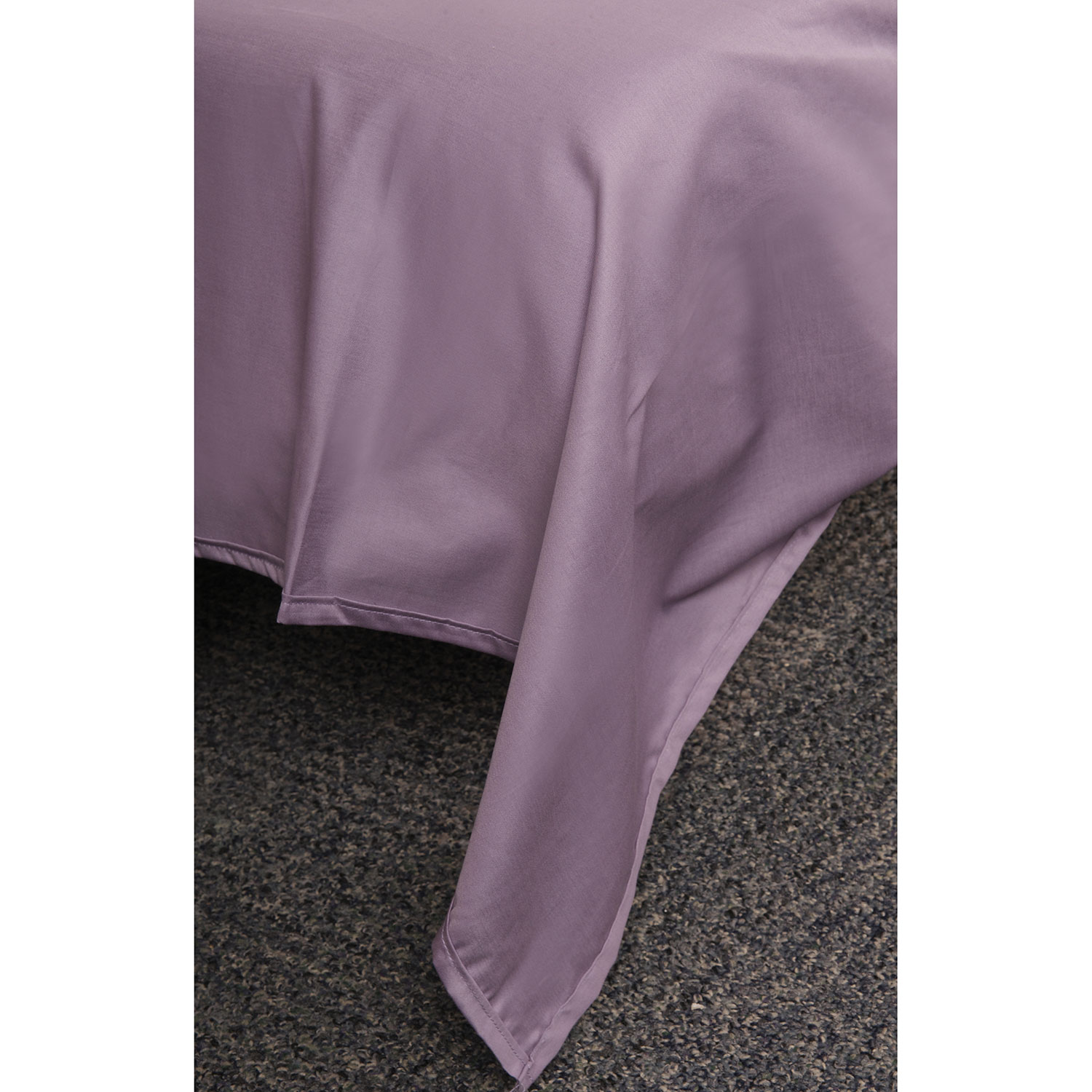 Maholi Maxwell Collection 230 Thread Count Egyptian Cotton Duvet Cover Set - Single/Twin - Purple